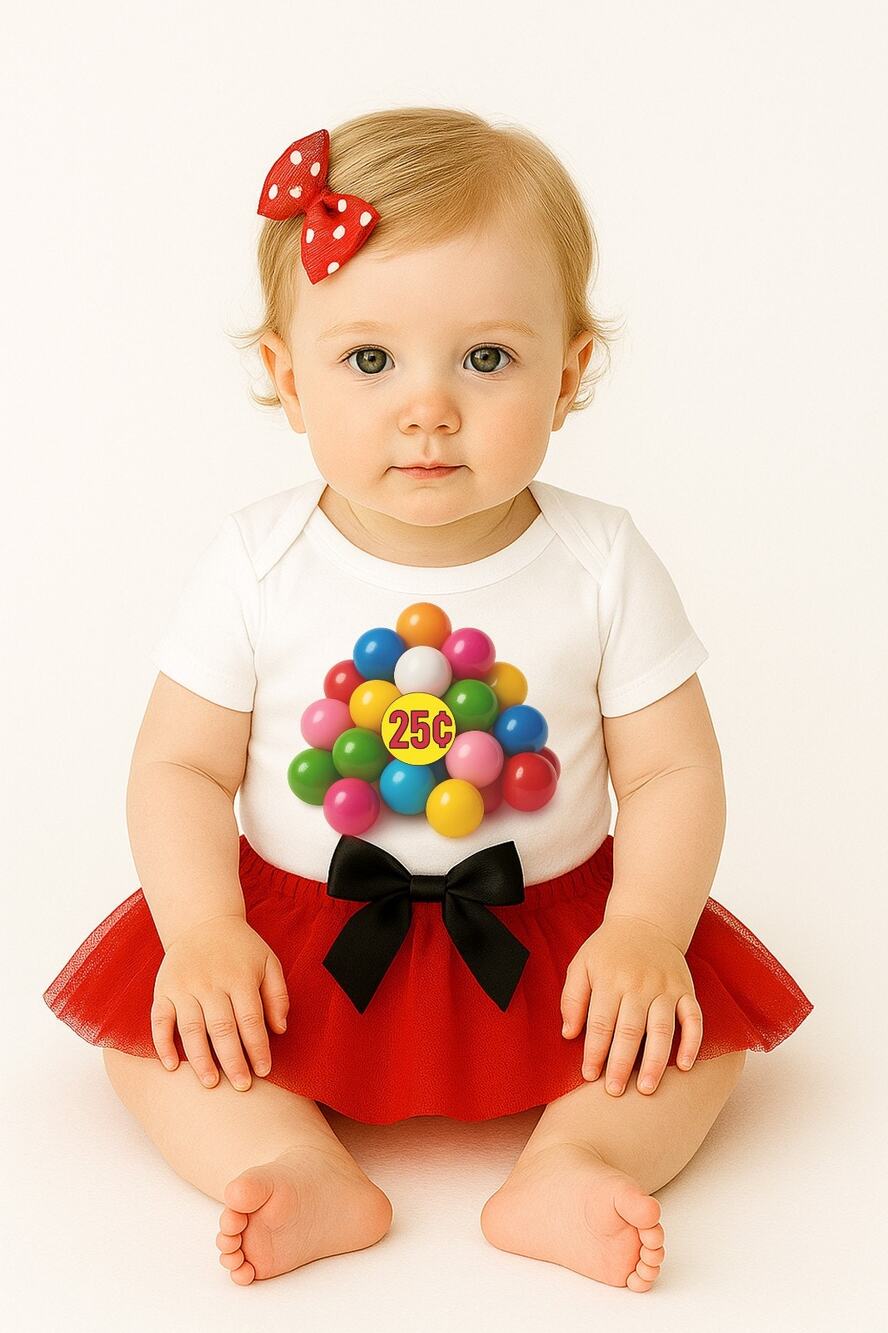 Gumball Machine Halloween Tutu Costumes For Toddler Girls